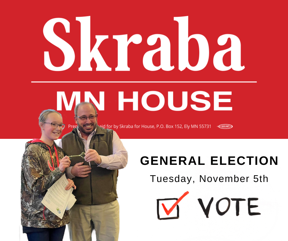 Skraba for House General Election November 5th